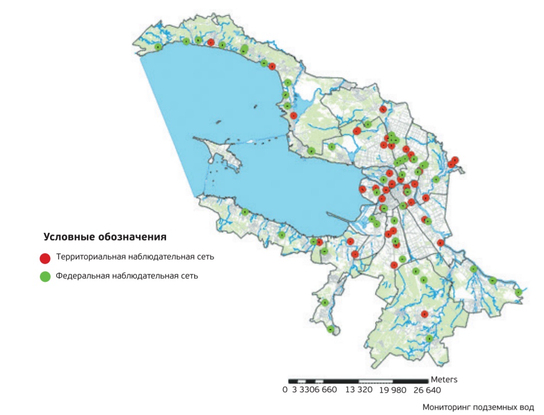 Карта грунтовых вод санкт петербурга